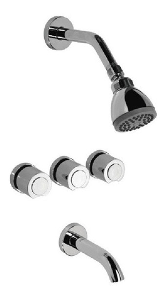 Grifería Ducha Embutir Piazza Optima Con Transferencia 0 Grifería Ducha Embutir Piazza Optima Con Transferencia 0