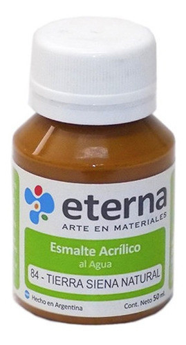 Esmalte Acrilico Al Agua 37ml Tierra Siena Natural 0