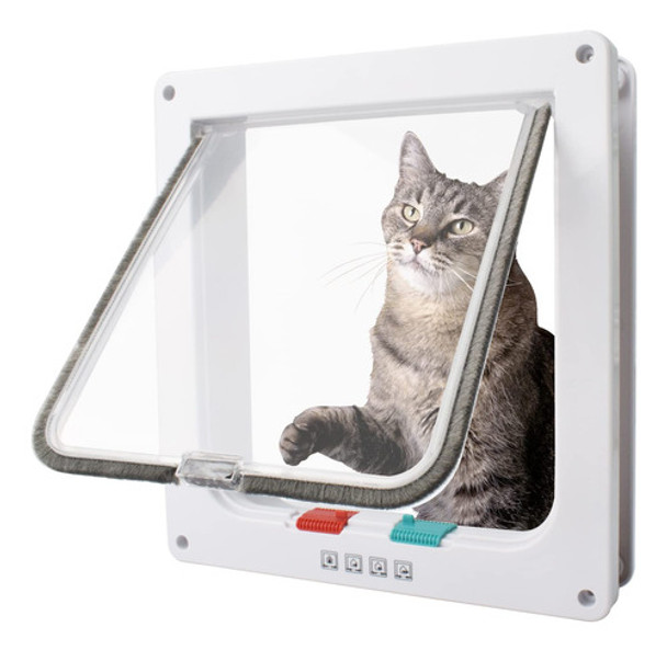Puerta Para Mascotas Solapa Magnetica Cerradura De 4 Vias L 0 Puerta Para Mascotas Solapa Magnetica Cerradura De 4 Vias L 0