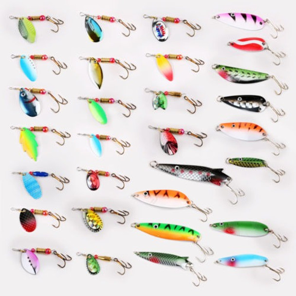 Muchas Clases De 30pcs De Pesca Señuelos Anzuelos Crankbaits 0