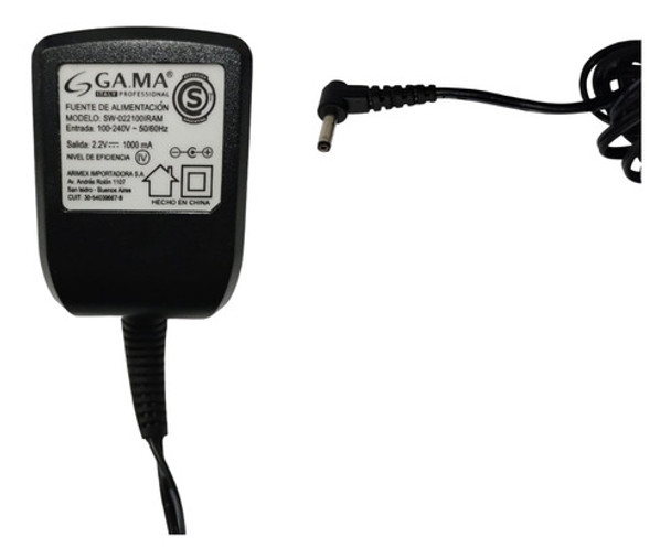 Adaptador Cargador Gama Corta Pelo Gt555 2.2v 100-240v 0