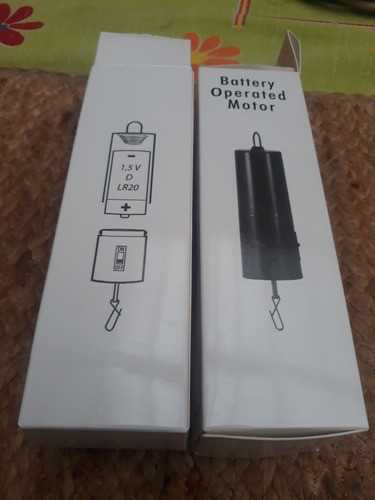 Motor  A Pila Para Mandala De Viento 3 D 0