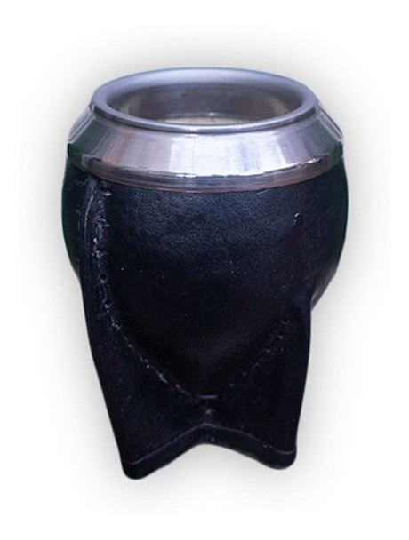 Mate Uruguayo Torpedo Acero Inox Artesanal Cuero Reforzado 0