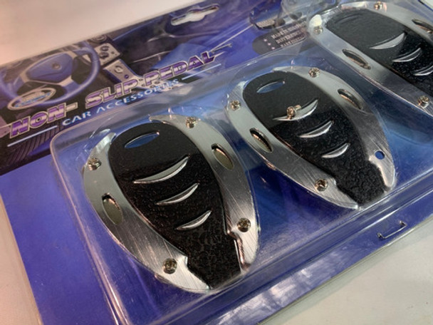 Juego Pedaleras 3pz Negro Auto Universal Regalo O410 Regalo! 0 Juego Pedaleras 3pz Negro Auto Universal Regalo O410 Regalo! 0