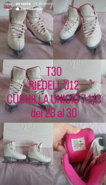 Patines De Hielo Riedell 27 Al 30 0