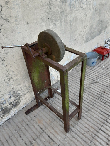 Maquina Piedra  Afilar Cuchillo Con Base 0