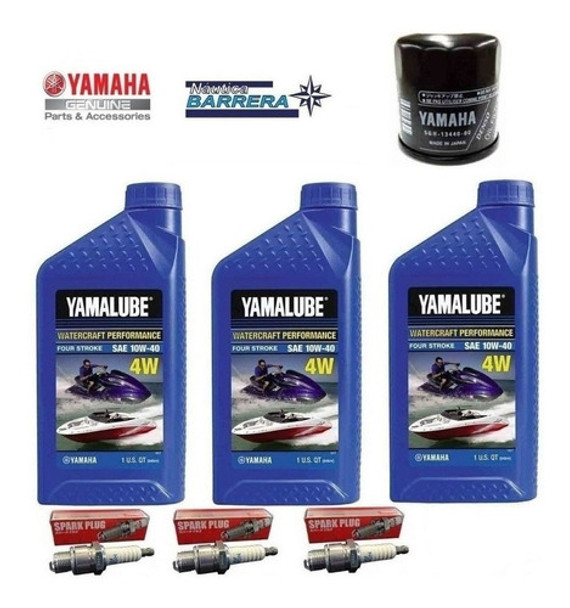 Kit De Service Moto De Agua Yamaha Vx 1050 4t 3 Cil +bujias 0
