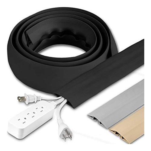 Cubierta Para Cable De Piso Cordinate, 6 Pies, Protector De 0