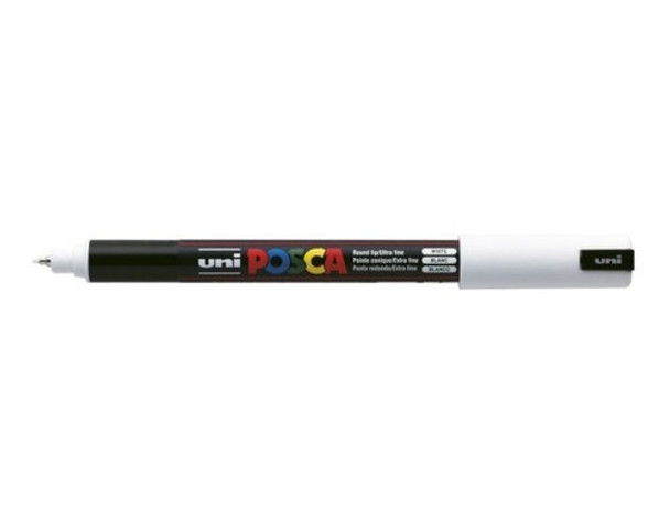 Marcador Posca | Punta Conica 0.7mm | Uni | Blanco 0