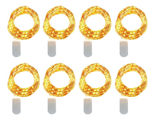 Tira De Luces Micro Led Ustellar 8 Un, 10ft, Impermeables 0