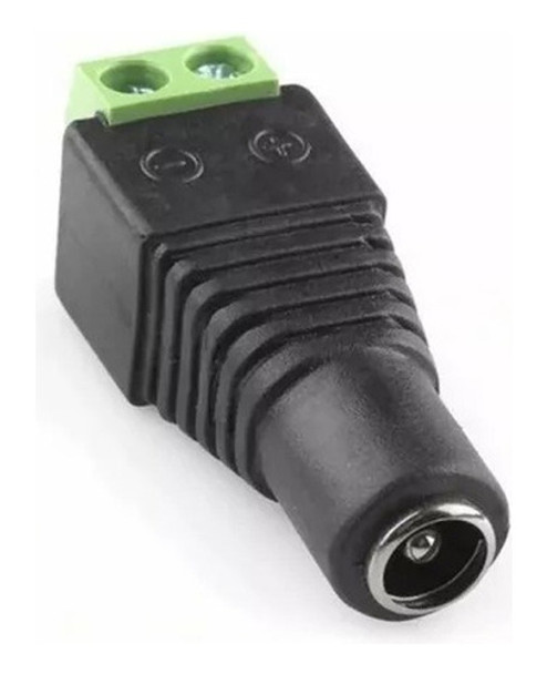 Conector Ficha 12v Dc A Utp Hembra Para Cámaras Cctv 0
