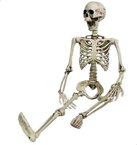Combo Esqueleto Articulado Colgante Decoracion Halloween X8 0