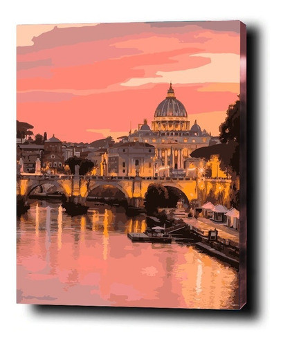Pintura Por Números Calidad Premium: Roma. Kitart 0
