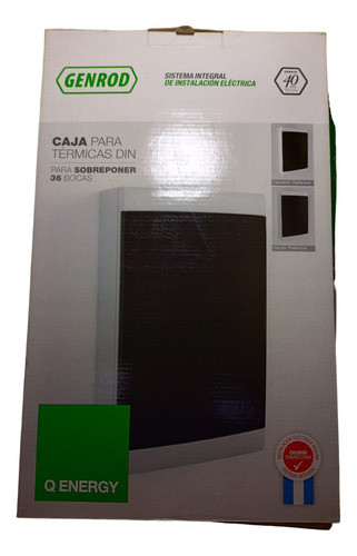 Caja Térmica 36 Bocas De Sobreponer Genrod 0