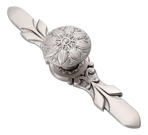 5 Tiradores Estilo Antiguo - Brushed Nickel 0