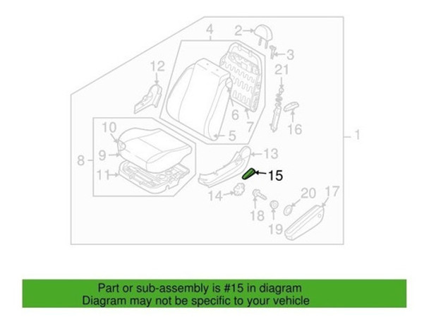 Perilla Asiento Regula Butaca Original Chevrolet Aveo 0 Perilla Asiento Regula Butaca Original Chevrolet Aveo 0