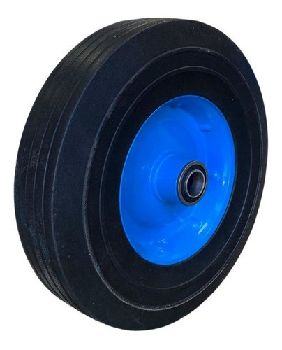 Rueda Para Carro De Carga Eje 20 Mm Maciza Con Rulemanes 0