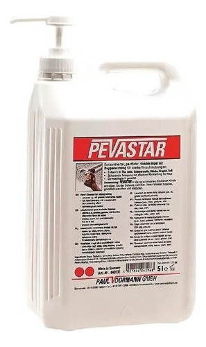 Crema Para Limpieza De Manos Pevastar Alemania 5kg 0