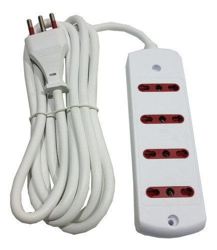 Zapatilla Alargue 4 Tomas Modulares Cable 3 Metros 0