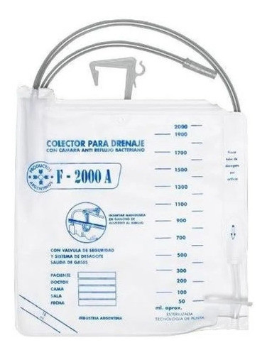 Bolsa Colectora De Orina De Cama Forlano 2000 A 0