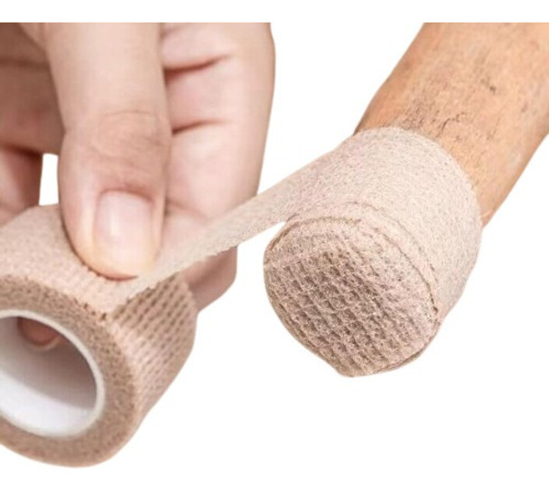 Cinta De Tela Autoadesiva Para Patas De Mueble 41m Beige 0