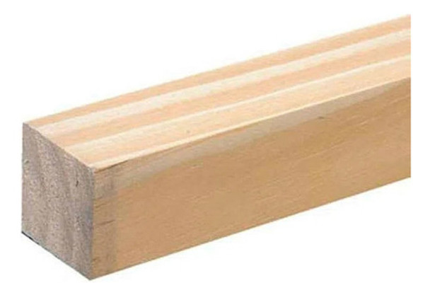 Liston Madera Pino Clear Finger Cepillado 3cmx3cm De 3,05mts 0