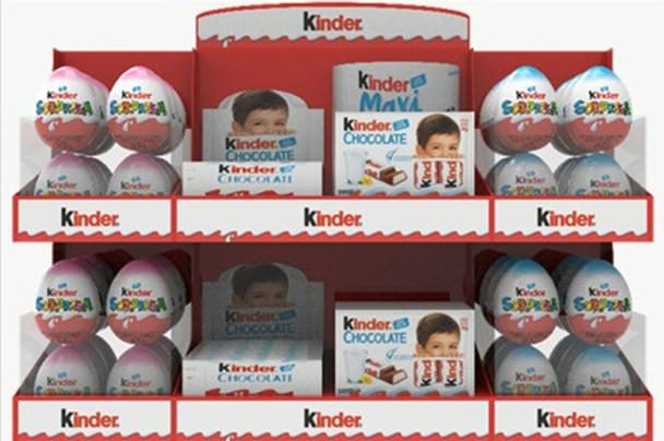 Kit Kinder Almacenero Exhibidor Kiosco + Chocolates Kinder 0