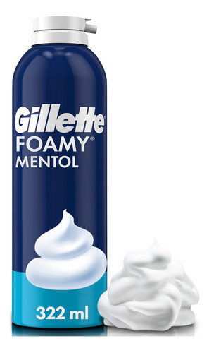 Gillette Foamy Mentol Refrescante De 322ml Magistral Lacroze 0