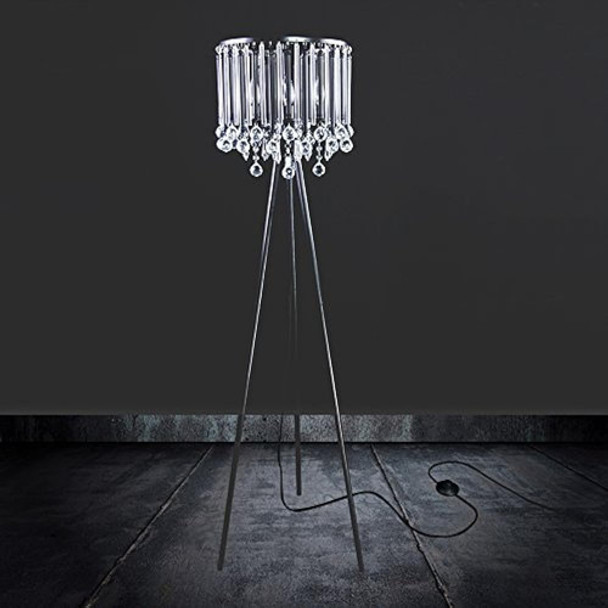 Hsyile Iluminación Ku300168 Único Romance Vidrio Trípode Lám 0