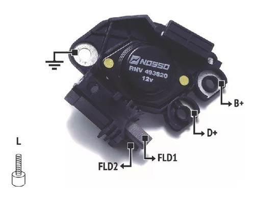Regulador De Voltaje Alternador Valeo Rnv 493820 0