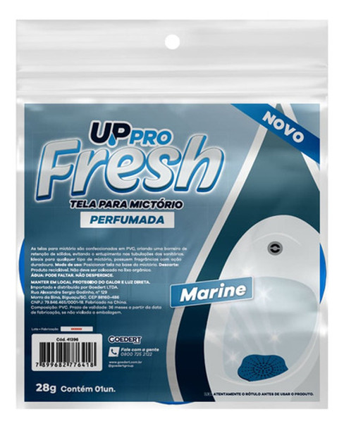 Tela Perfumada P/mictório Nobre Marine Azul - Kit C/12un 0 Tela Perfumada P/mictório Nobre Marine Azul - Kit C/12un 0