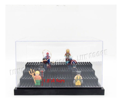 Caja Apilable De Estados Unidos Minifigura Acrílico Presenta 0