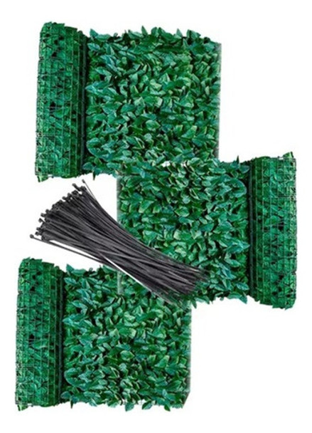 Malla Sombra Hojas  Cerramiento Cerco 2 X 3 Mt. + Precintos 0