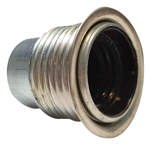 Pack (x10) Portalampara E27 Metalico Rosca Externa C/aro 0