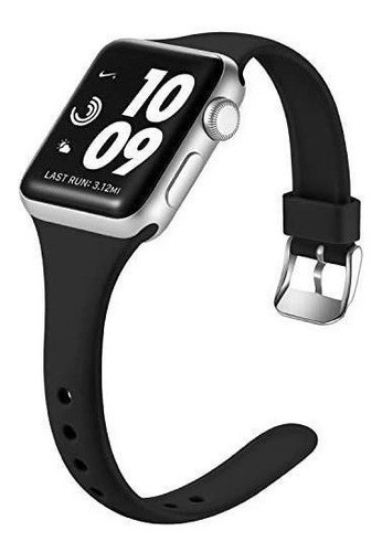 Mallas Para Apple Watch 40 Mm Negro Laffav 0