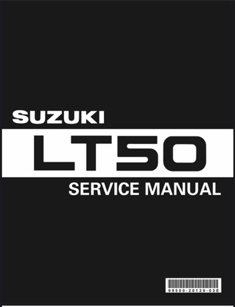 Manual De Servicio Suzuki Lt-50 0