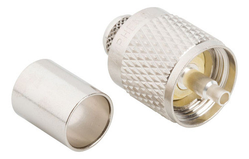 Conector Uhf Macho Rg213 Rg22 Rg8 Para Crimpear Amphenol 0