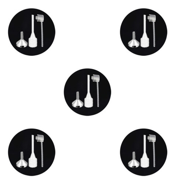 5 Kits De Accesorios Para Llenado Y Recarga De Perfumeros 0