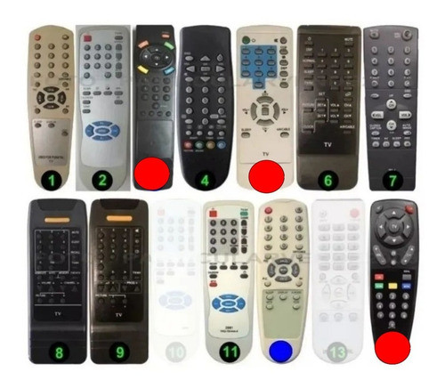 Control Remoto Tv Punktal Directo No Universal Envío 0