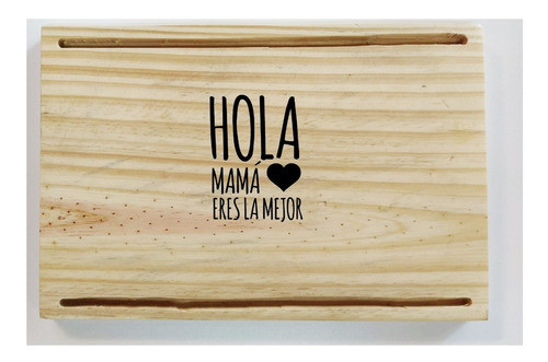 Tabla 25x15 Dia De La Madre Frases Madera Picada Regalo Deco 0