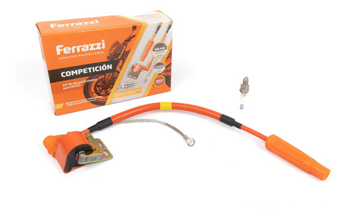 Kit Bujia Mr7ip + Bobina Y Cable 180° Ferrazzi 0