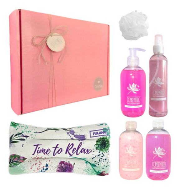 Set Kit Caja Regalo Mujer Box Rosas Zen Spa N12 Disfrutalo 0 Set Kit Caja Regalo Mujer Box Rosas Zen Spa N12 Disfrutalo 0