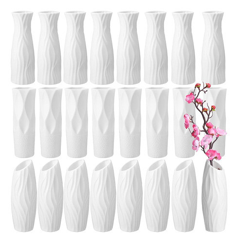 ~? Mimorou 24 Piezas Compuesto De Plástico Florero Florero C 0