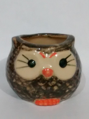 Lapicero Búho, Sirve De Maceta, Gris. 0