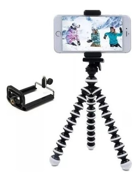 Mini Tripode Ultraflexible Spider + Soporte Celular 0