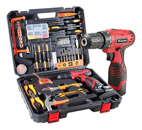 Juego De Herramientas Dedeo Con Taladro, 108 Piezas Taladro 0