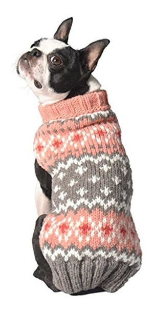 Chilly Perro Rosa Fair Isle Jersey Talla Xs 0