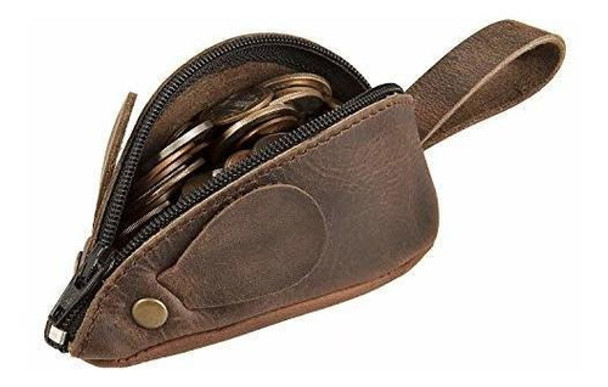 Caballo Loco Monedero De Piel, Diseño De Raton, Hecho A Man 0
