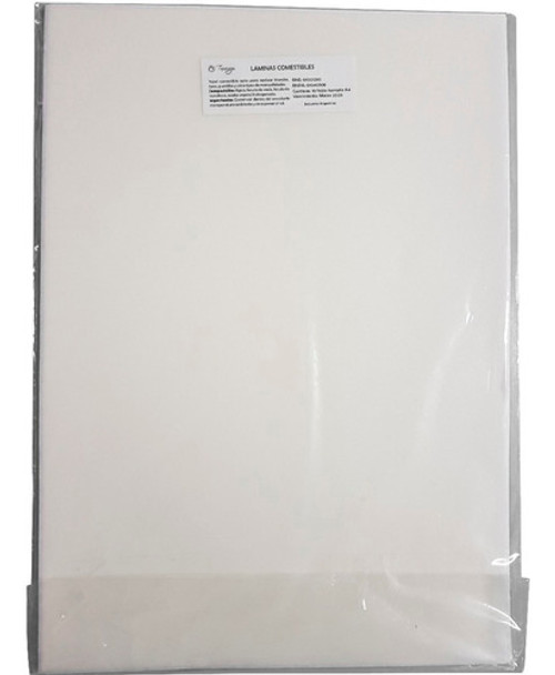 Lamina Comestible Papel De Arroz Foto Torta Pack A4 X 10 Uni 0