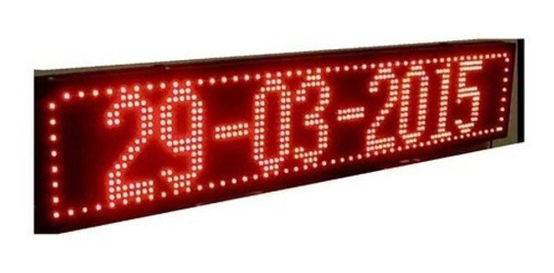 Cartel Led Programable - Información Pasante 0